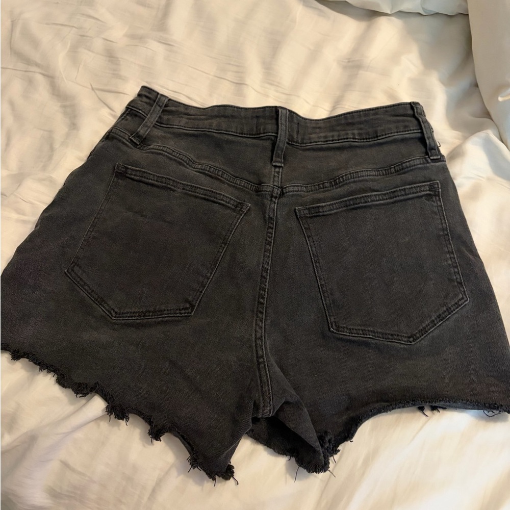 Madewell Charcoal Denim shorts - Picture 5 of 9